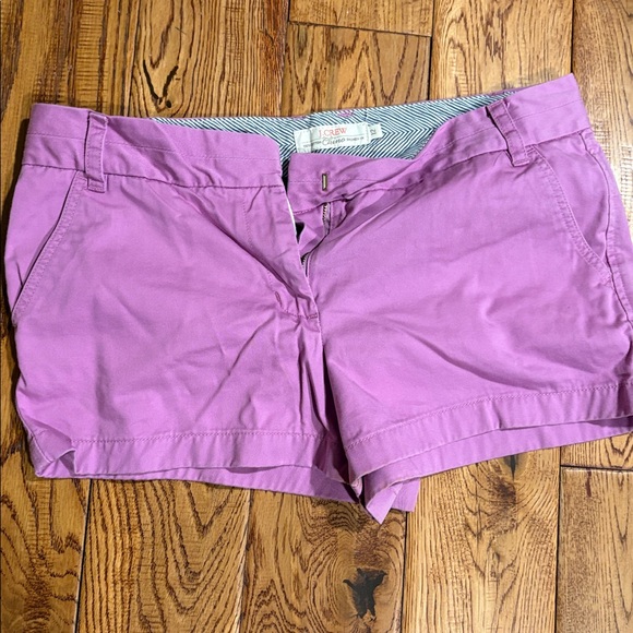 Women’s J. Crew chino shorts. Size 12 and color purple - Picture 8 of 8